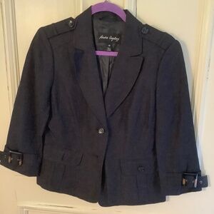 Black Sandra Angelozzi Blazer Size 40